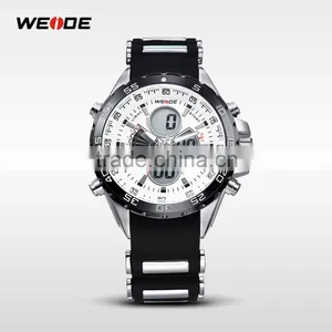 WEIDE New Waterproof Military Watch Fashion Watch Company Rubber Bracet Diver Waterproof LCD Silicone Watch Manufacture thumbnail-1