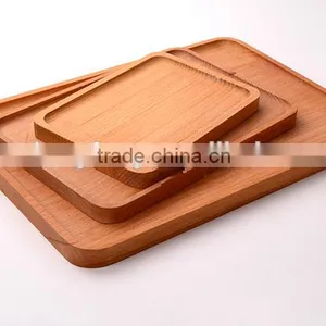 Wholesale Simple Wood Square Plate for Food thumbnail-3