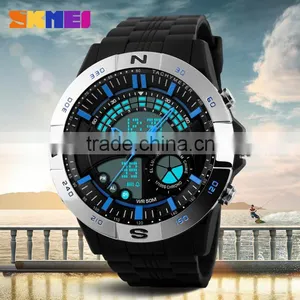 SKMEI Fashion Analogue Digital Watch thumbnail-2