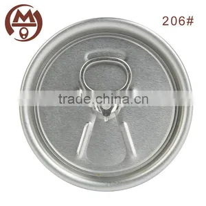 57mm 206# Partial Pouring Aluminum Beverage Drink Can Cover thumbnail-1