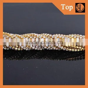 Strass Roll Rhinestone Close Cup Chain Rhinestone Lace Roll Chain thumbnail-1
