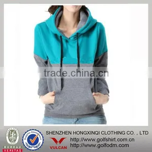 Hot Sell Matching Design Ladies Slim Fit Pullover Hoodies thumbnail-1