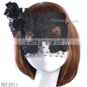 Sexy Dance Black Party Lace Mask thumbnail-4