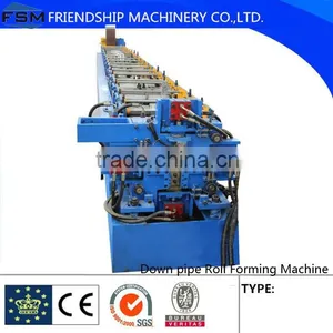 Square Downspout Machine For Rainwater Hydraulic Cutting Plc Control thumbnail-1
