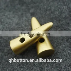 Chinese Gold Matt Horn Toggle Button for Clothing thumbnail-1