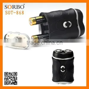 Portable Mini Shaver for Men With AA Battery thumbnail-3