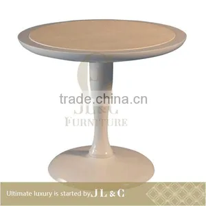 Luxury Wooden Pedestal Table Living Room Furniture JT10-19 Coffee Table-Made in China thumbnail-1