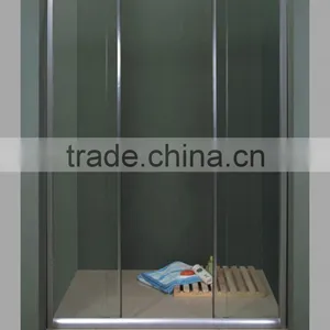 S211 140x185cm (any Size), 6mm Clear Glass, Extensible Bath Screen thumbnail-1