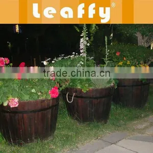 LEAFFY-Barrel Planter thumbnail-1