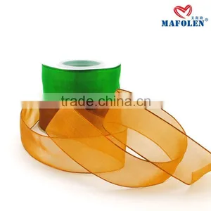 2015 Popular Organza Ribbon for Printing Packing Bows Hair Bows Garments thumbnail-5