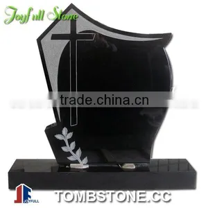 Granite Headstone With Cross thumbnail-2