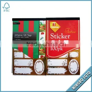 Christmas Removable Paper Gift Tags thumbnail-1