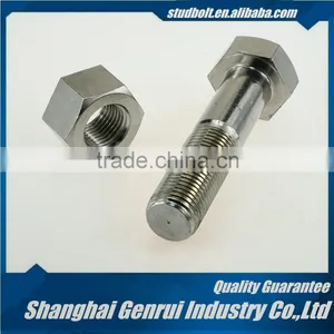 High Tensile M8 5/16 Half Threaded UNF Stainless Steel Bolt and Nut thumbnail-4