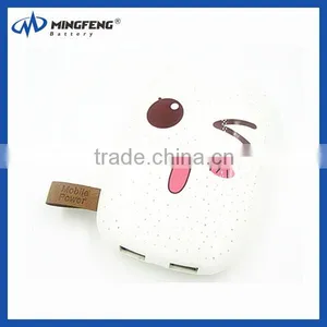 Emotion Face Portable Charger Power Bank Slim Mobile thumbnail-1