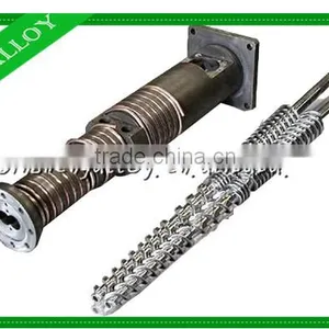 Hot Sale/ JinSheng Bimetallic Conical Twin Screw Barrel/Extrusion thumbnail-1