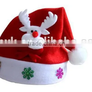 Wholesale Christmas Decorations Woven Snowman Christmas Hat thumbnail-2