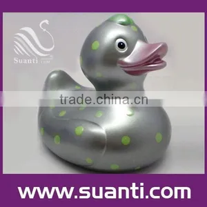 Silver Duck Bath Duck/floating Bath Duck Toy thumbnail-1
