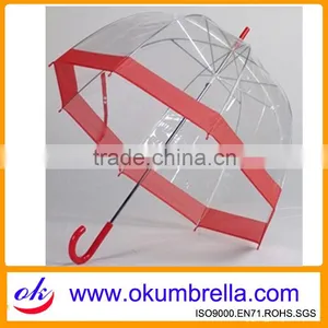 Plastic Dome Transparant Umbrella U Shape Umbrella thumbnail-1