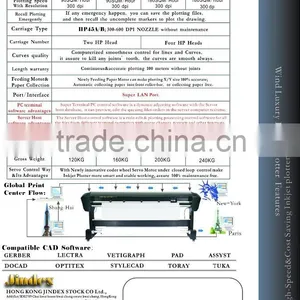 Cheap Price CAD/CAM Garment Apparel Inkjet High Speed Inkjet Ploter thumbnail-3