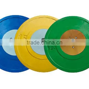 Wholesale Calculate Steel Barbell Weight Plate (Rubber Cover) thumbnail-2