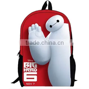New Design Big Hero 6 Cartoon Kid's Backpack thumbnail-2
