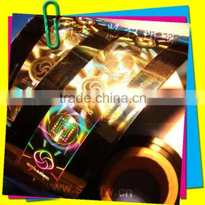 Custom Make Anti-fake 3D Logo Heat Transfer Sticker thumbnail-1
