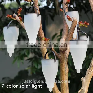 Solar Powered Led Garden Light 7 Color 3 Mode Home Bar Party Decoration thumbnail-3
