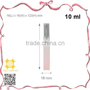 Neat Design Transparent 10ml Glass Cuboid Atomizer Pump Sprayer thumbnail-3