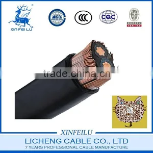 4 Core Soid Copper Cable VV,VLV Pvc Cable Low Voltage Power Extension Cable thumbnail-1