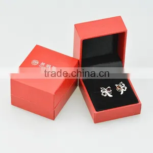 Fashion Garnet CZ Earrings, Hot Stud Earrings thumbnail-3