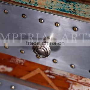 Antique Recycled Wood Drawer Chest thumbnail-2