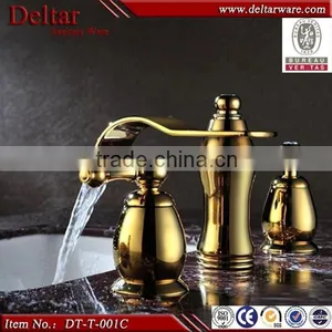 Australia Deck Mounted Antique Bathroom Water Taps, Basin Waterfall Faucet thumbnail-1