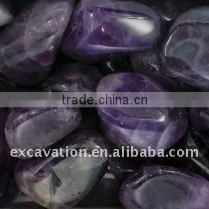 Natural Amethyst Tumbled Stones thumbnail-1