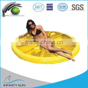 Inflatable Lemon Swimming Float PVC Inflatable Swimming Pool Float thumbnail-1