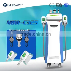 Fat Reduction CE FDA 2 Cryo Handles 2 RF Heads Fat Melting 1 Cavitation Head Fat Freezing Cryolipolysis Slimming Machine For Weight Loss thumbnail-1