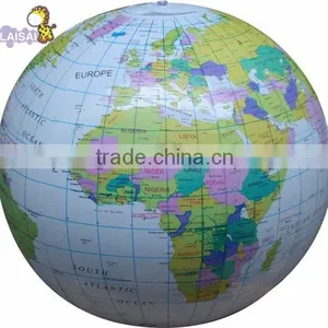 Inflatable Earth Inflatable Globe Toy Ball Ball Toy Globe Beach Balls thumbnail-1