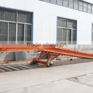Heavy Duty Adjustable Hydraulic Forklift Yard Ramp thumbnail-3