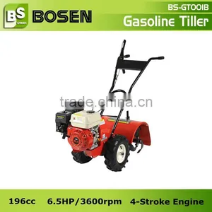 6.5HP Gasoline Mini Power Cultivator With Rotary Hoe thumbnail-1