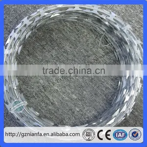 BTO-22 Hot Galvanized Concertina Razor Barbed Wire(Guangzhou Factory) thumbnail-1