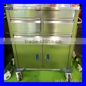 Best Price Red Hospital Crash Cart With Fast Delivery thumbnail-2