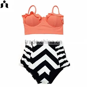 Hot Selling Latest Design Quality High Waist Swim Wear thumbnail-5