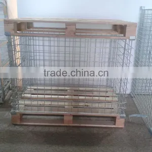 Galvanized Wire Mesh Metal Storage Cage(Direct Manufacturer ) thumbnail-4