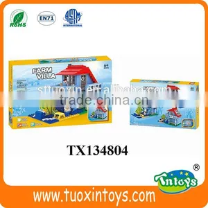 Fantasy Villa Blocks Toys Building Block Educational Toy for Kids thumbnail-6