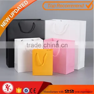 Promotional Custom Logo Printed Cheap Shop Paper Bags thumbnail-1