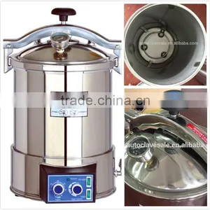 Popular New Type Small Autoclave PA-NJ Portable Pressure Steam Sterilizer With Indicator Light Double Scale Indication thumbnail-1