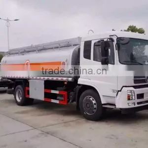 Aluminium / Carbon Steel / Stainless Steel 5mm / 6mm Fuel Tank 14m3 Dongfeng Oil Storage Tank Truck thumbnail-4