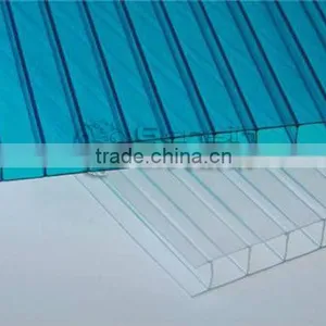 UV Protected Polycarbonate Double Layer Hollow Sheets Blue thumbnail-1