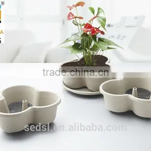 Hot Sale Self-watering Stackable Plastic Garden Planters and Pots thumbnail-3