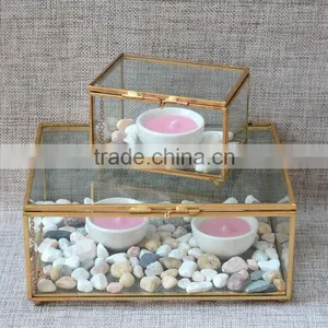 Presentation Box Single Small/ Photo Box /Christmas Candy Storage Containers Rectangular Clear Glass Box thumbnail-2