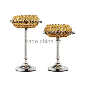 Votive Candle Holder,Crystal Votive Holder,Diamond Crystal T-Light Candle Holder/Wedding Gift Set/2013 Promotional Gift Items thumbnail-2